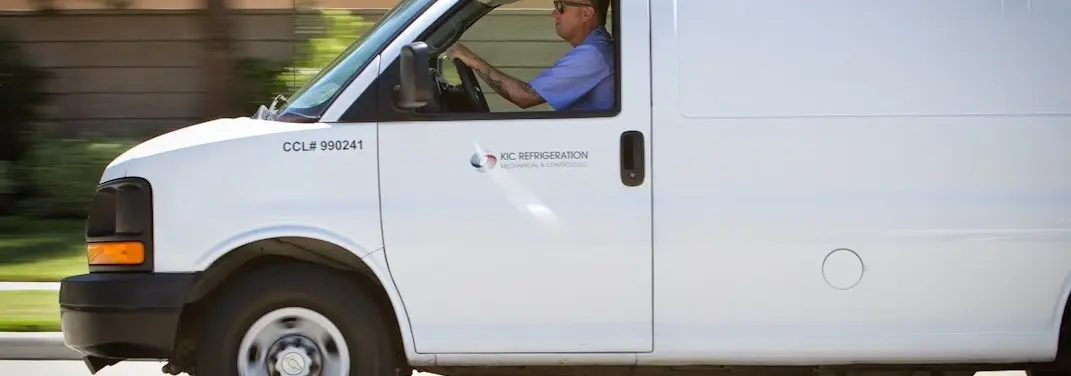 KIC Refrigeration service vehicle serving Delhi area